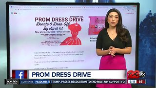 Junior League of Bakersfield Prom dress drive