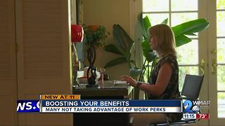 Many are not taking advantage of work benefits