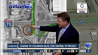 Drivers seeing changes on Colorado Blvd. Friday morning