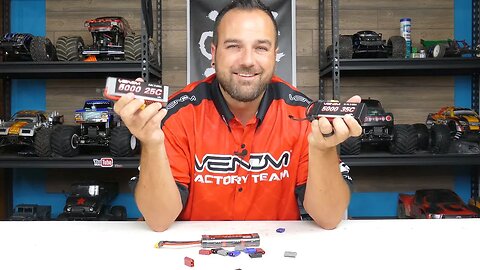 NEW Venom DRIVE Batteries with UNI 2.0 Adapters (Traxxas iD Safety Warning - Read Description)