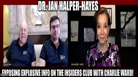 Dr. Jan Halper-Hayes: Exposing Explosive Info on the Insiders Club With Charlie Ward!