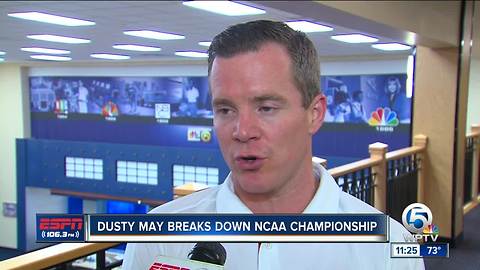 FAU head coach Dusty May breaks down NCAA Championship game