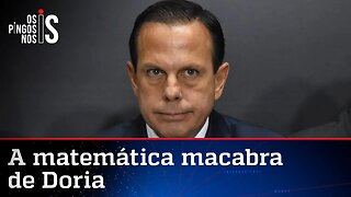 Doria erra a conta e dobra número de infectados por Covid no Brasil