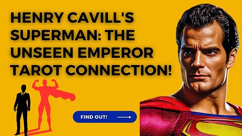 Henry Cavill's Superman: The Unseen Emperor Tarot Connection! #shorts #tarot #henrycavill