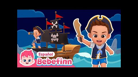 ¡Soy un Pirata!🏴‍☠️ ¡Ya No Tengo Miedo al Agua! | Bebefinn Canciones Infantiles