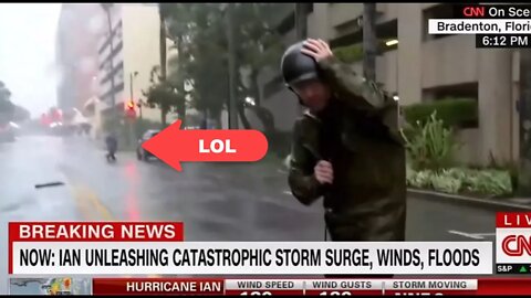 CNN Reporter Accused Of Exaggerating The Weather