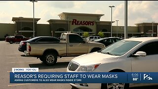 Reasor's Requiring Employees to Wear Face Masks