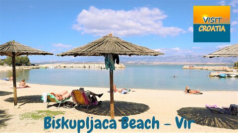 Biskupljaca Beach On The Island Of Vir In Croatia