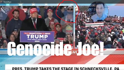 "Genocide Joe" Chant at Trump Rally in Pennsylvania