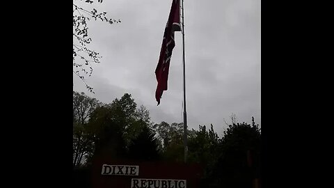 Big Confederate Flag Flying High!