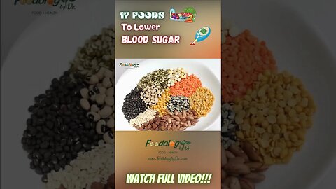 Foods to Lower Blood Sugar #shorts - 08