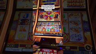How to lose $100 quick in Las Vegas