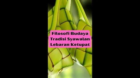 Tradisi Syawalan lebaran ketupat #Shorts