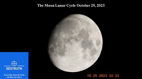 Moon Lunar Cycle October 25 2023