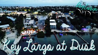 Snook's Bayside Restaurant and Views that Makes you happy! Key Largo Nights | Drone Mini 3 Pro 4K