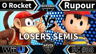 O Rocket (Diddy) vs. Rupour (Ness) - SSB4 Losers Semis - Smash Conference 38