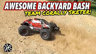 Awesome Bash With The Team Corally Sketer XP 4s On Pro-line Badlands