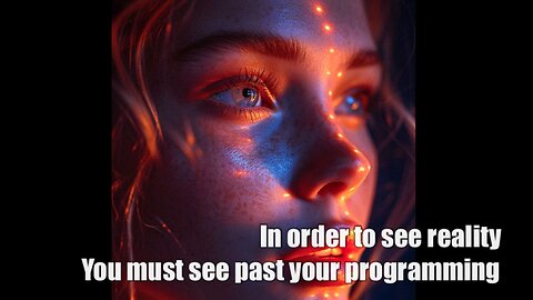 In order to see reality you must see past your programming