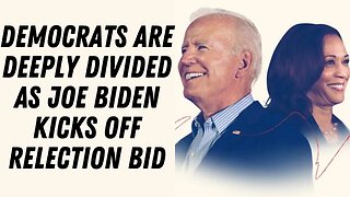 Joe Biden Kicks Off Reelection Campaign As Democrats Are Deeply Divided !!!