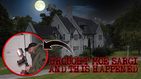 I brought @moesargi to the haunted abandoned mansion and this happened!