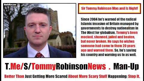 SIR TOMMY ROBINSON: Silenced For Exposing Criminal Communist Courts Let Creeps Rape and Kill Kids