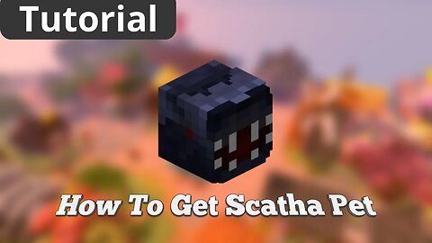 How To Get SCATHA PET in Hypixel Skyblock