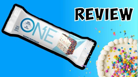 ONE Protein Bar Birthday Cake flavor review