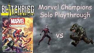 Ant-Man vs Rhino Marvel Champions Card Game Solo Playthrough