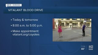 Arizona Coyotes hosting blood drive at Gila River Arena