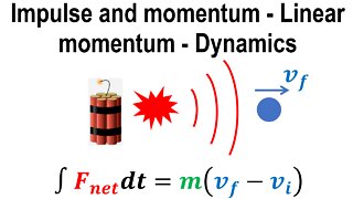 Impulse and momentum - Linear momentum - Dynamics - Classical mechanics - Physics