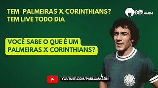 PALMEIRAS X CORINTHIANS. VOCÊ SABE O QUE É? 1974 INESQUECÍVEL.