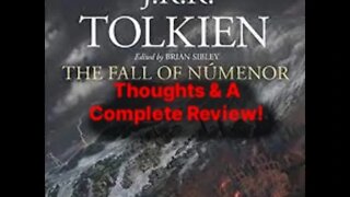 Epic Fantasy Reviews: A complete look at the new Lore book The Fall of Númenor by Brian Sibley