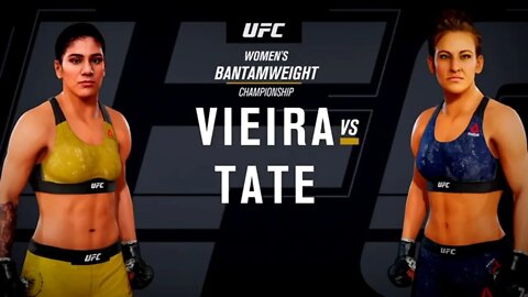 EA Sports UFC 3 Gameplay Miesha Tate vs Ketlen Vieira