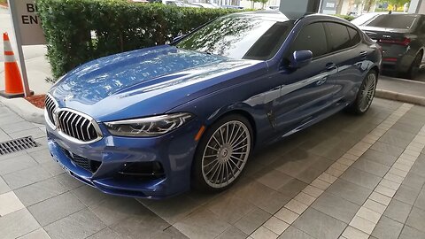 Alpina B8 Alpina Blue at Braman BMW in Miami. Best BMW for sale for America? [4k 60p]