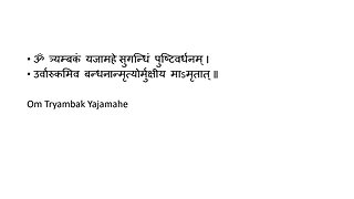 Meaning of Mahamrityunjaymatra