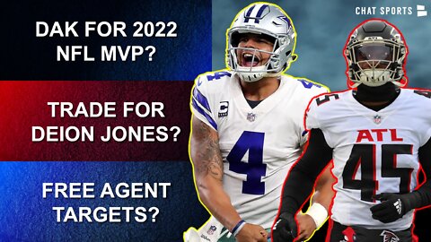 Dak Prescott For NFL MVP? Deion Jones Trade? Cowboys Rumors Today