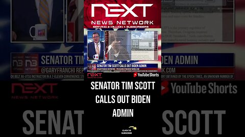 Senator Tim Scott Calls Out Biden Admin #shorts