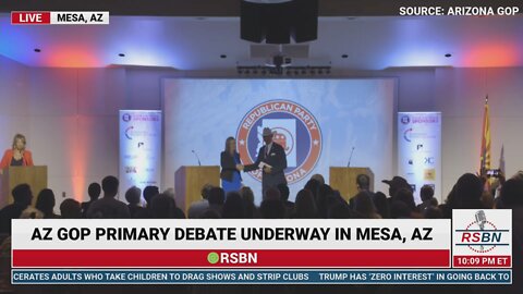 AZ GOP Hosts Secretary of State Debate live from Mesa, AZ 6/9/22