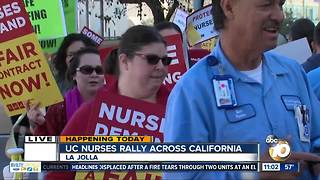 UCSD Medical Center nurses rally
