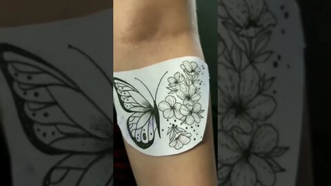 A Primeira Tattoo Dela Foi Uma Borboleta 🦋 #shorts