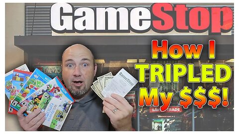 How I TRIPLED my Money with Wii & Wii U Trade-Ins at GameStop!