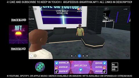 NFT ART TALK - EP 32 - LIVE FROM THE METAVERSE- SPATIAL.APP, DJ STILO, NFT METAFEST