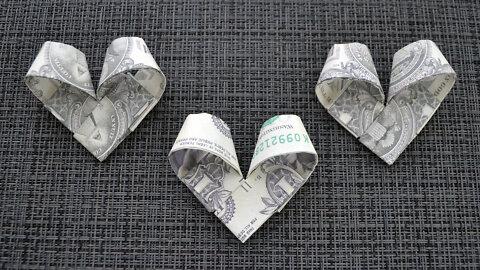 My MONEY HEARTS | Amazing Gift for Valentine's Day | Dollar Origami | Tutorial DIY by NProkuda