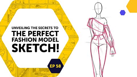 Unveiling the Secrets to the Perfect Fashion Model Sketch! ep58