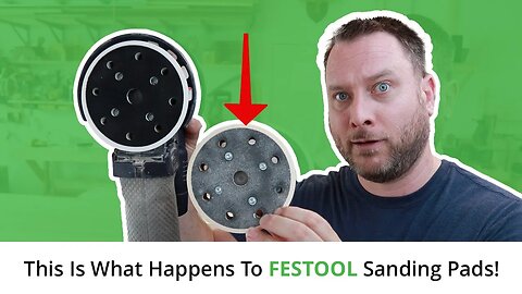 This Is What Happens To A FESTOOL Sanding Pad! | Woodworking Gone WRONG!