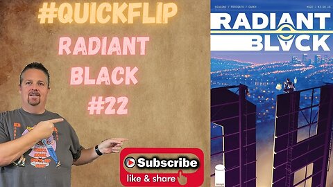 Radiant Black #22 from IMAGE COMICS Kyle Higgins,Ferigato #QuickFlip Comic Book Review #shorts