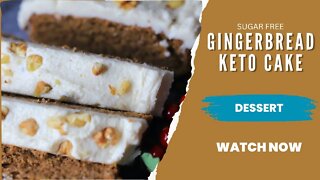 Keto Gingerbread Cake Recipe | Low Carb | Sugar Free | Diabetic Friendly