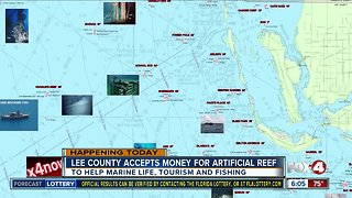 Lee County works to place artificial reef in Gulf to help lost marine life from red tide