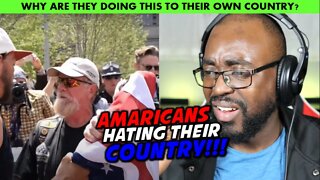 WHY do so many Americans HATE AMERICA, and DISRESPECT THE AMARICAN'S flag?