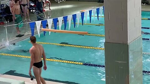 Mars Hill U Vs Emory & Henry college women’s 100 backstroke #swimming